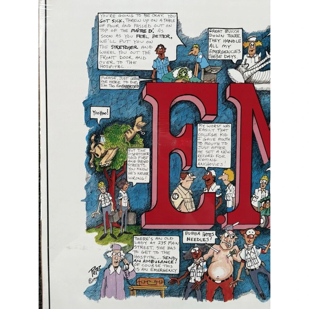 Peter‎ Kuhlman EMS Cartoon Print Art - Picture 5 of 9